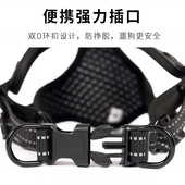 狗狗胸背式 牵引绳狗狗p拉带法斗遛狗绳子链子中小型犬金毛泰迪用