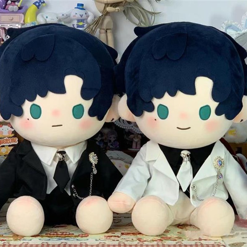 40cma坐姿娃衣酷帅西装总裁套装一番赏棉花娃娃男娃毛绒公仔平价