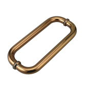 玻璃门把手O型对装 不锈钢v淋浴房移门木门把手钢化浴室门把手拉手