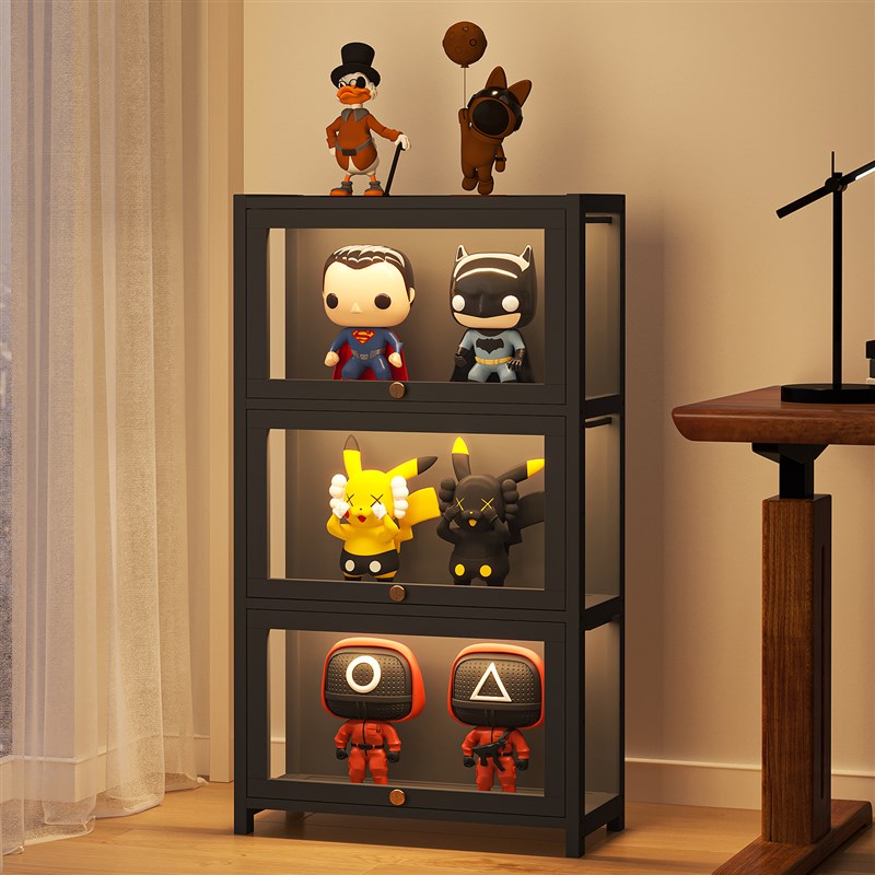 展示柜家用手办展示架防尘透明亚克力柜子O收纳玩具模型陈列柜