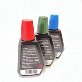 回墨印泥 原子k印油7011印台红黑蓝绿色紫色教师印章专用卡通 包邮