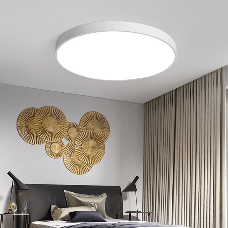 超大圆形LED吸顶灯圆形卧室灯饰客厅灯书房N餐厅阳台走廊天圆灯具