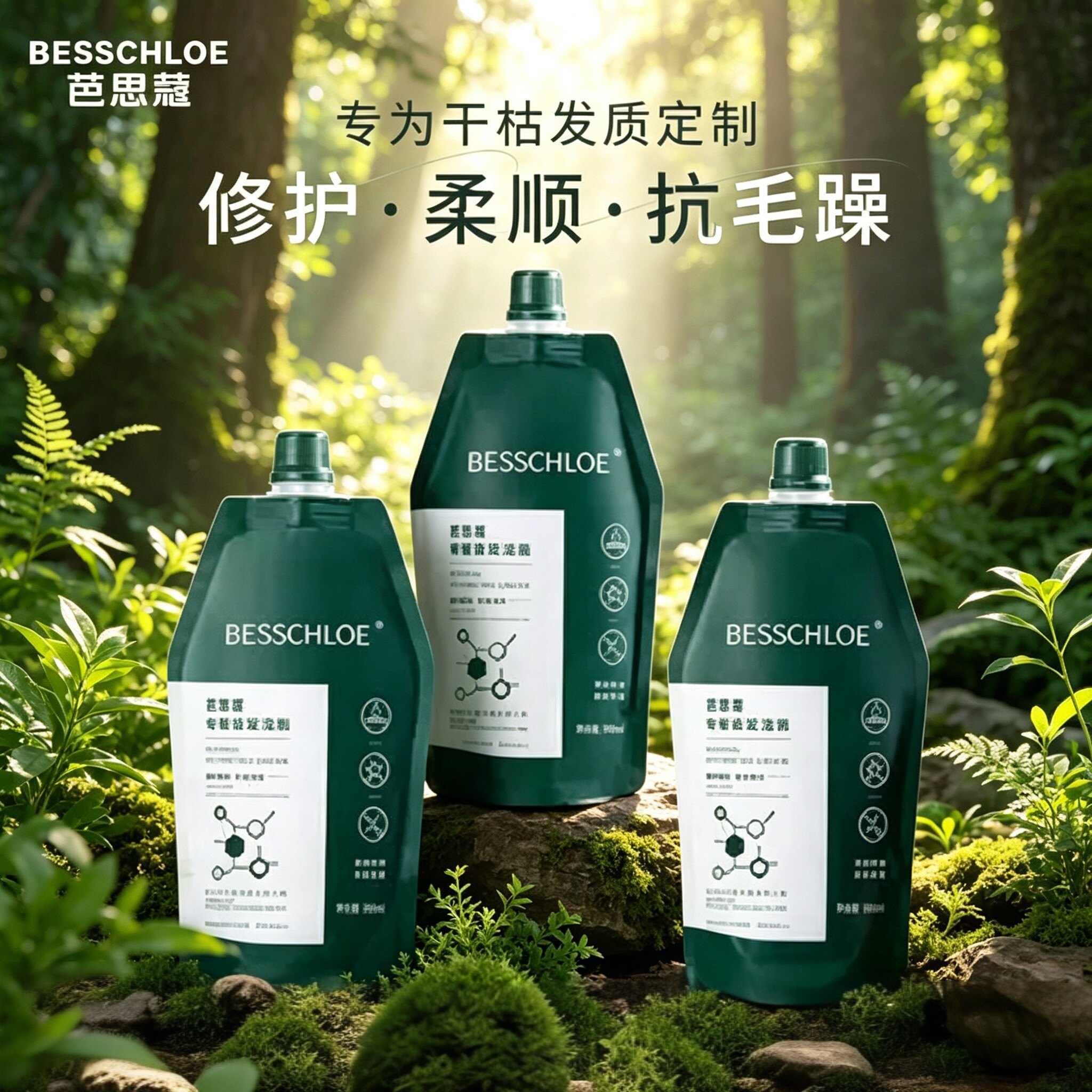 芭思蔻角蛋白赋活霜柔顺滋养发膜护发素
