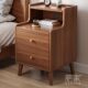夹缝实木床边柜M小落0组装 抽屉柜8S2柜子超窄腿小型床头柜房间角4