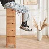 抽屉式 五斗柜多功能窄缝隙 收纳柜储物实木柜25客厅柜缝45柜小夹