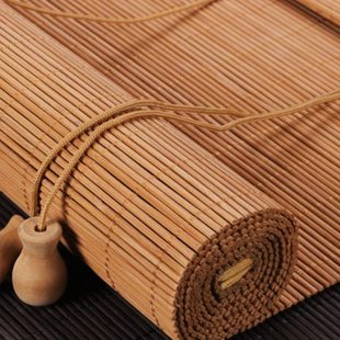 饰遮阳日式 隔断帘竹窗帘遮挡装 门帘竹帘卷帘茶室挂帘禅意阳台遮光