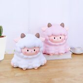 筒2023罐女孩咩咩钱零钱新款 储存罐筒大号孩存儿童男存钱存钱罐羊