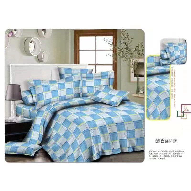 学生宿舍床上三件套全棉单位学校纯棉床品单人床床单被套枕套