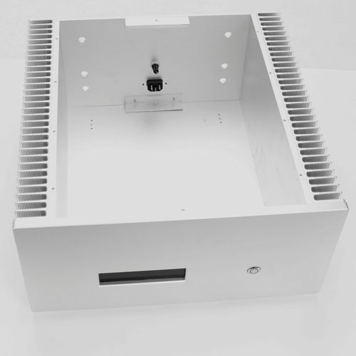 CJ-151全铝 甲类后级功放 机箱(411X411X200)