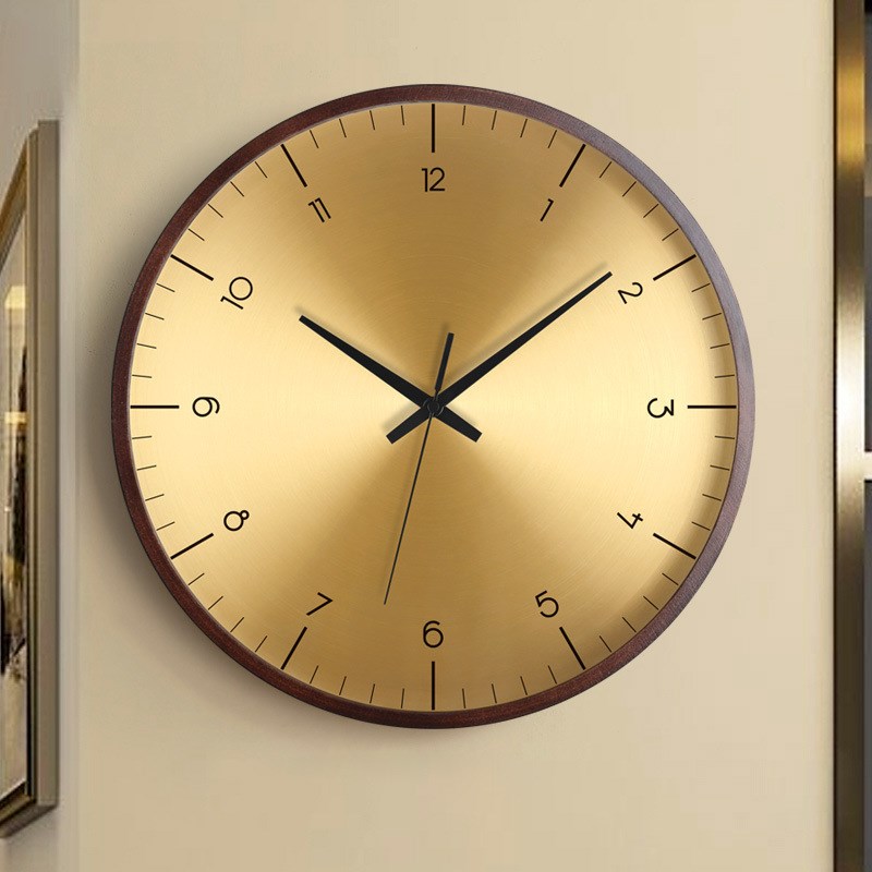 北欧轻奢钟表客厅挂钟家用现代简约创意静音时钟挂墙时尚装饰挂表