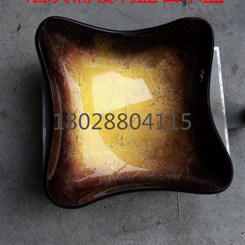 烟灰桶烟灰皿垃圾桶盆玻璃盆石米盆烟灰缸烟灰盆垃圾桶盆古典