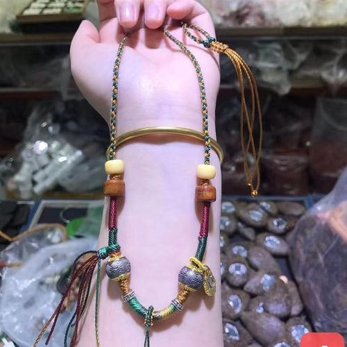 藏式重工手工编织项链绳蜜蜡和田玉唐卡万能吊坠绳女男饰品绳
