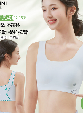 二阶段少女孩儿童内衣14岁小学生初中背心提拉挺背发育期女儿文胸