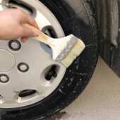 汽车轮胎蜡光亮剂兑水成40斤轮胎保养液增黑上光不沾灰轮胎蜡母料