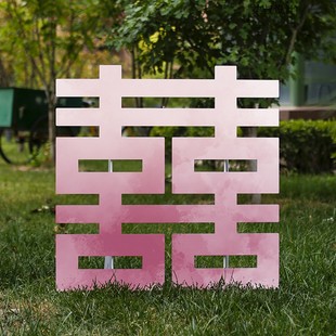 饰结婚婚房布置用品求婚装 订婚宴布置装 饰网红爱心形怦然心动KT板