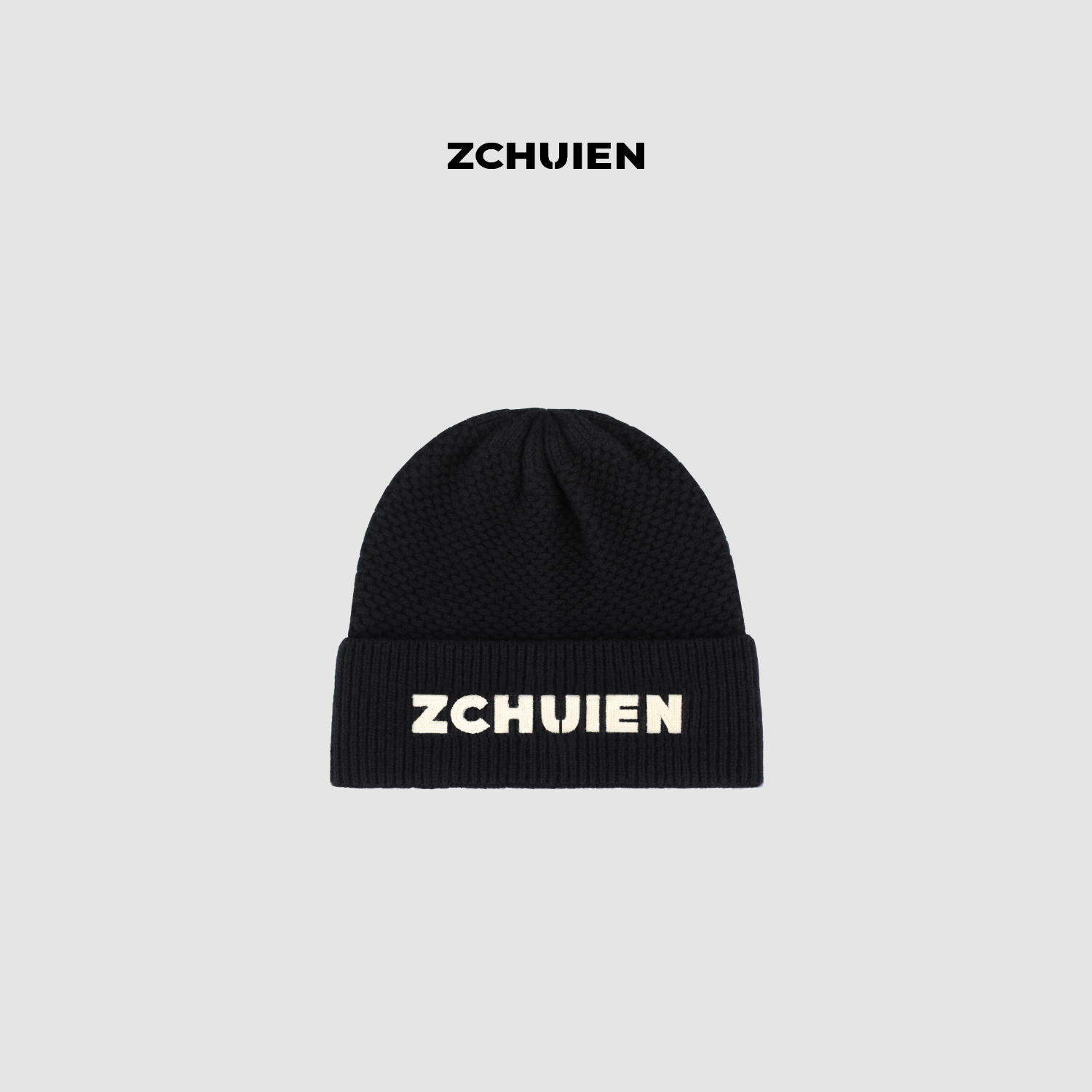 ZCHUIEN针织帽女冬季纯羊毛