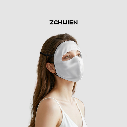 ZCHUIEN30姆米桑蚕丝防晒面罩女