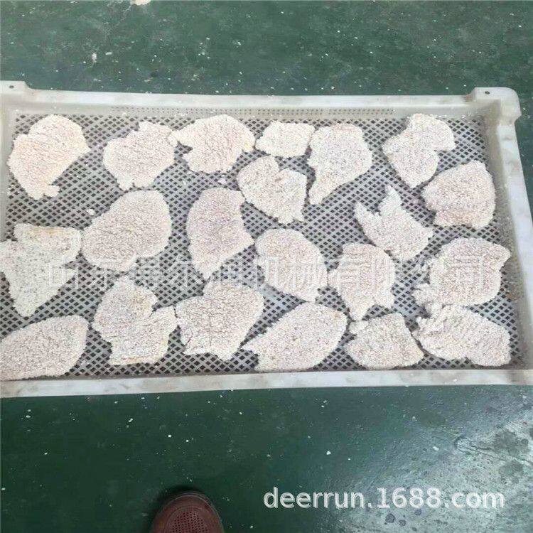 新春好货鸡米花滚筒上粉机 炸鸡排自动裹粉机器 粘粉均匀产量高