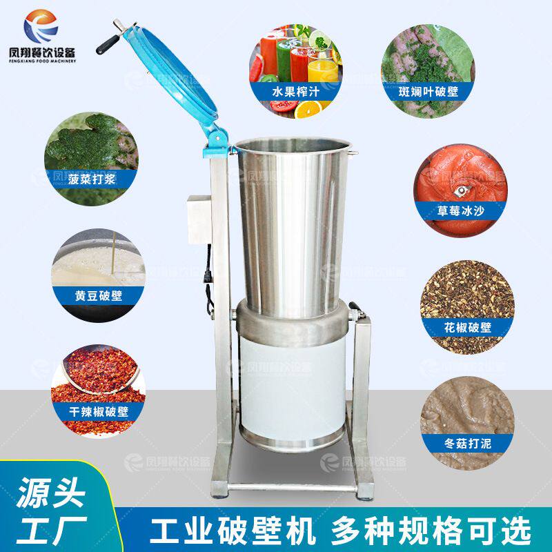 凤翔 工业果蔬破壁机果蔬榨汁打浆打泥设备草莓冰沙工厂现货出售