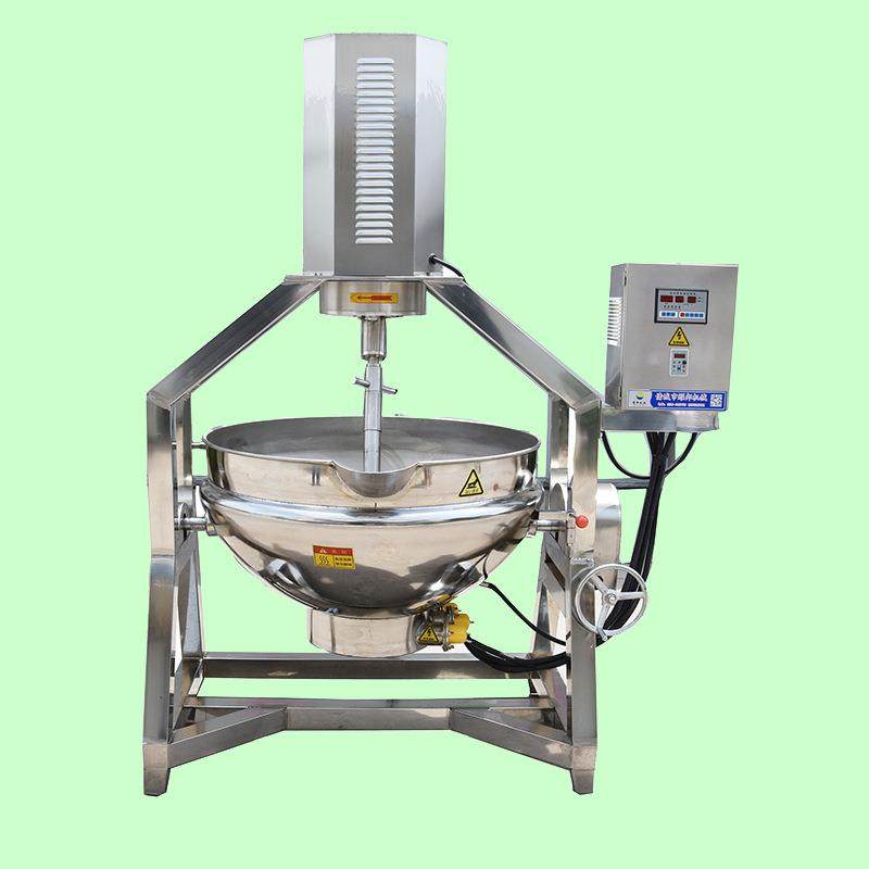 大型全自动翻炒锅 600升红油熬制机 工业用定制可倾倒熬猪油机器