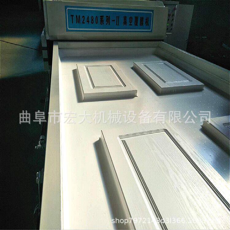 软包皮革成型真空覆膜机 数控一键式启动 橱柜门真空吸塑覆膜机
