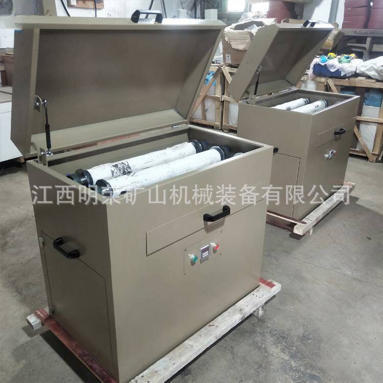 化验室三辊四筒棒球磨机 XMB-70实验室棒磨机 金矿试验密封球磨机