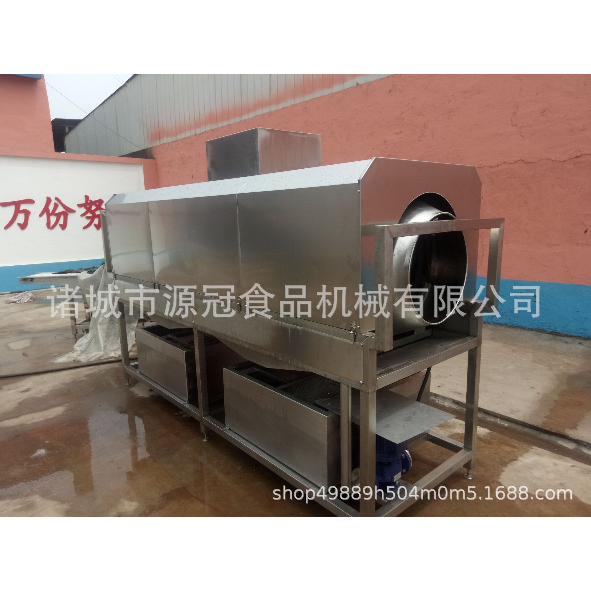 供应塑料袋清洗去杂机器 多功能滚筒洗袋机 螺旋毛刷清洗机厂家