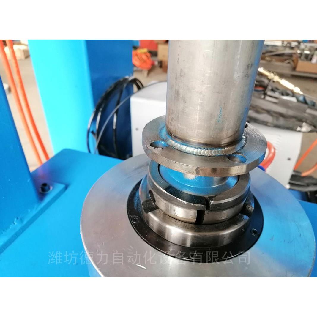 不锈钢管对接碳钢卡压焊接圆盘管件卷管环缝焊法兰自动焊