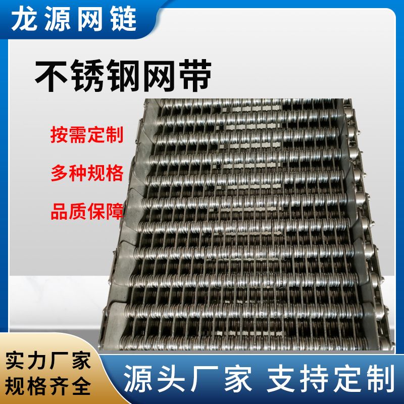 304不锈钢传送网带超生波清洗金属工件输送耐高温网链链条