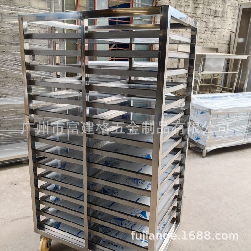 食品级304不锈钢托盘架多功能可移动烤盘架卡车手推车工厂广州