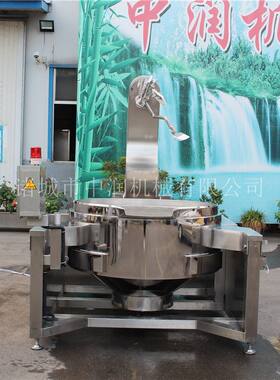 油茶面搅拌炒锅 电磁加热炒面机 模仿人工翻炒面粉炒制设备