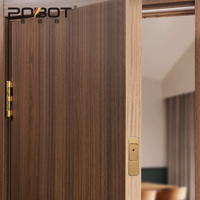 普佰特隐形磁力插销自动门栓双开子母门折叠门木门暗插销门锁卡扣