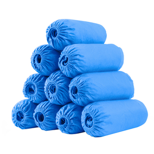 200只一次性鞋 套室内家用加厚耐磨无纺布防尘透气学生用防滑脚套