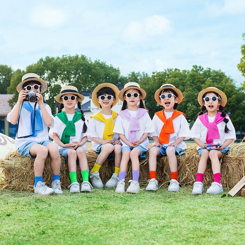 六一儿童节演出服装幼儿园毕业拍照班服小学生合唱团表演服啦啦队