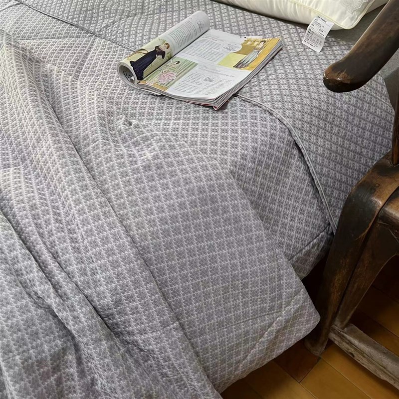 刘大姐家 纯棉精梳棉提花夏被 春秋被 冬被 可水洗老粗布保暖被子