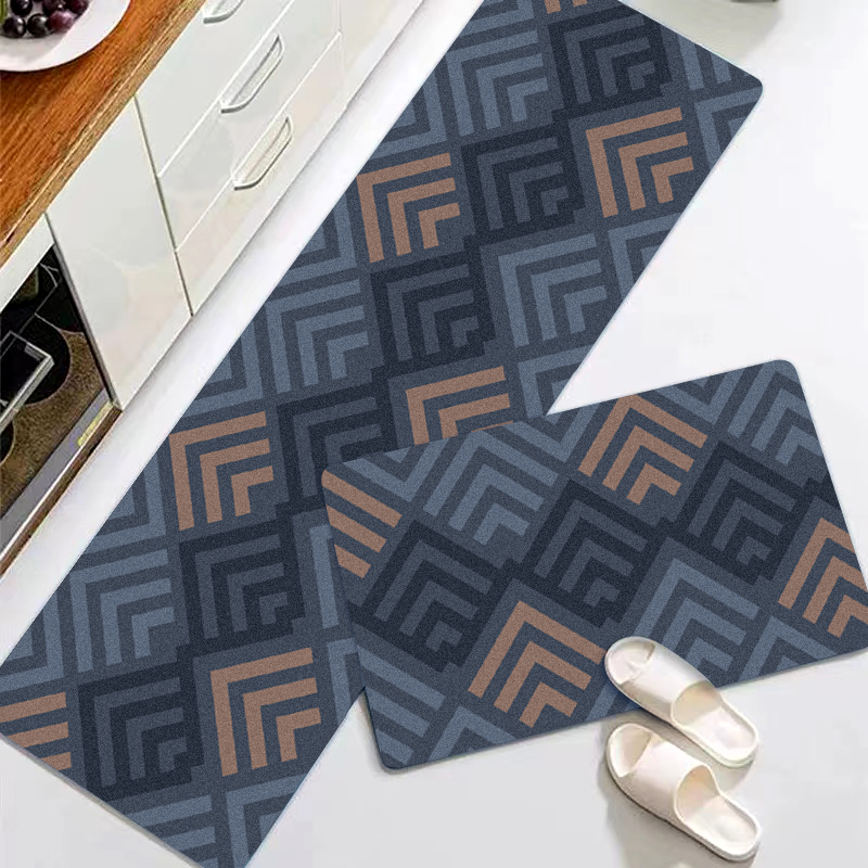 软硅藻泥厨房地垫吸水吸油防油防水防滑可擦免洗耐脏垫子脚垫门口