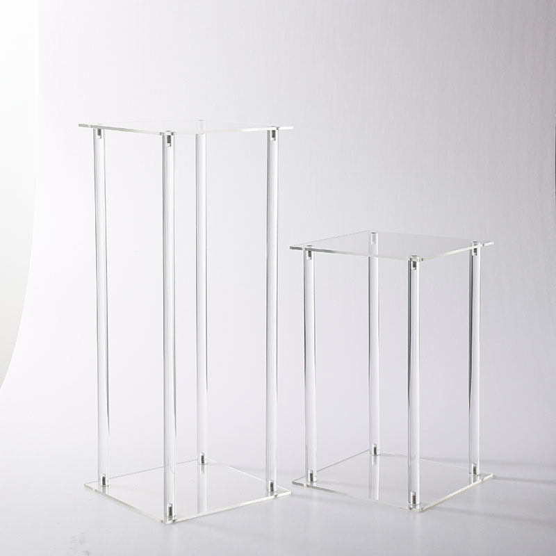 压克力方架婚庆路引道具落地立式橱窗花布置舞台装饰婚庆桌摆花架