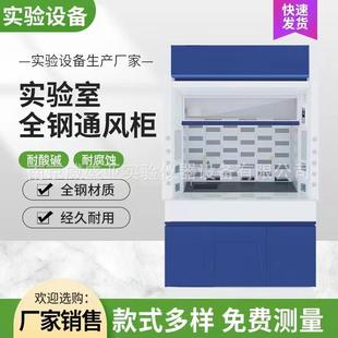 全钢通风柜物理化学化验通风橱桌上型通风柜实验台排风柜桌 落地式