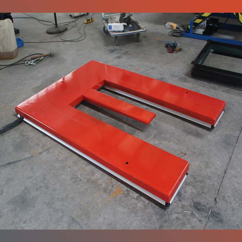 森诺U型剪叉式电动液压升降平台超低款低自高固定升降台地牛搭配