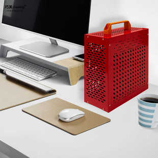 itx机箱mini超小紧凑非K39手提式电脑台式机17*19主板桌面diy