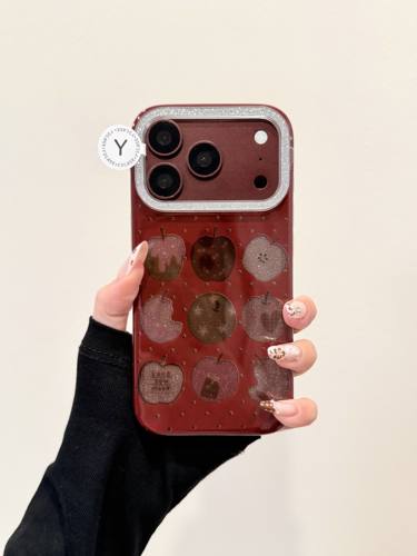 U2 ins风秋日波点苹果IMD双层手机壳适用iPhone18系列