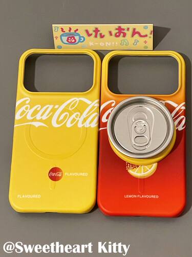 U2 磁吸菲林柠檬可乐易拉罐支架适用iphone17promax新款小众苹果16简约个性手机壳15防摔保护套