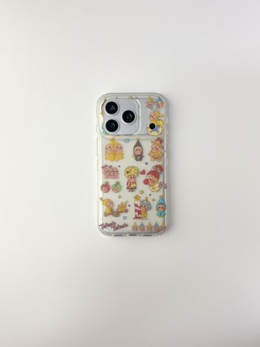 U2 ins可爱双层亮面星星人印花韩系16pro适用iphone17promax苹果15