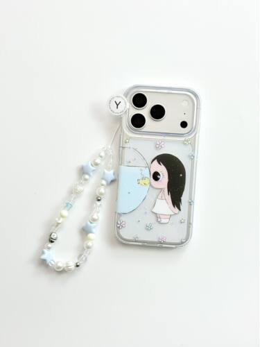 U2 可爱花花轻吻小玉IMD双层手机壳适用iPhone17系列苹果16新款15卡通日韩ins