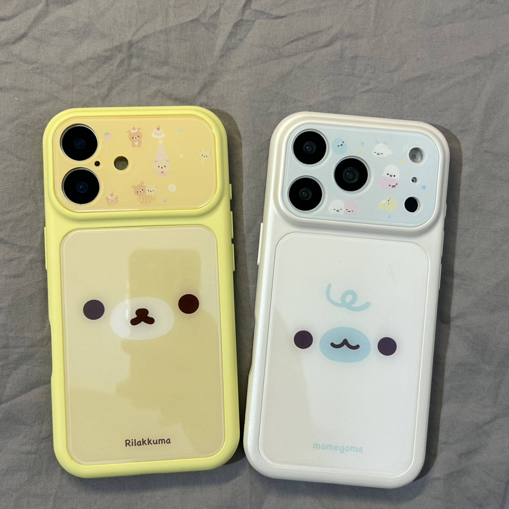 U2 滴胶轻松熊豆芝麻小海豹手机壳适用iPhone17系列苹果16pro Max可爱小众简约少女刺15防摔保护套