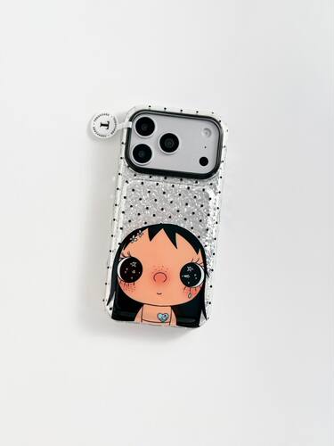 U2 可爱冰裂纹波点小玉适用苹果17promax新款小众少女iphone16个性手机硬壳 15防摔保护套
