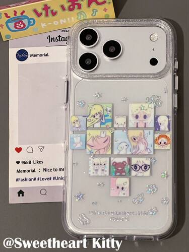 U2 ins古早镭射闪星野有上秋适用iphone17promax新款小众苹果16个性简约手机壳15少女防摔保护套