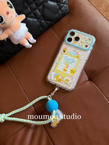U2 古早镭射星星崔迪小鸟适用于iPhone17promax手机壳苹果16pro女15