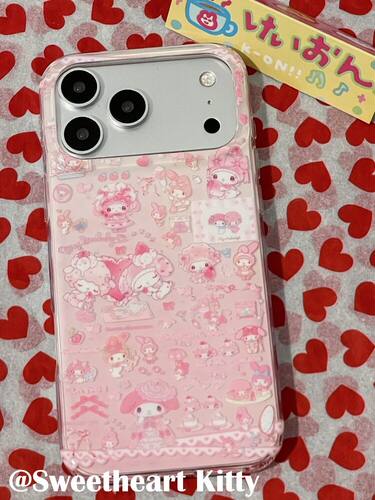 U2 ins古早粉色美乐蒂小羊适用iphone17promax新款小众苹果16个性手机壳15少女防摔保护套