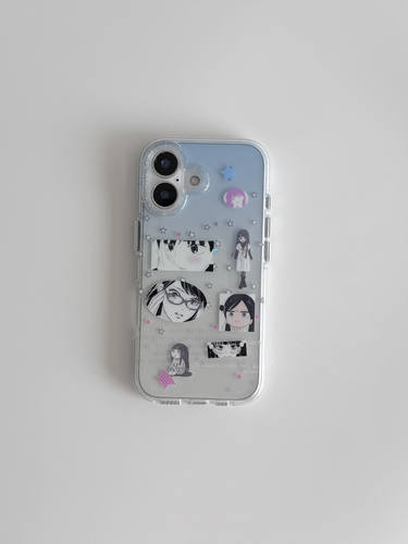 U2 适用软萌可爱漫画黑沼爽子苹果17pro Max新款小众手机壳iPhone16日系简约个性创意15防摔保护套